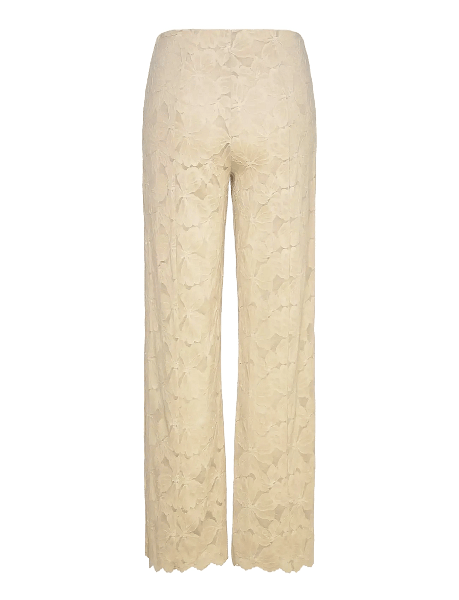 Rosemunde - RWFiona MW Lace Trousers - konfirmation - beige - 2