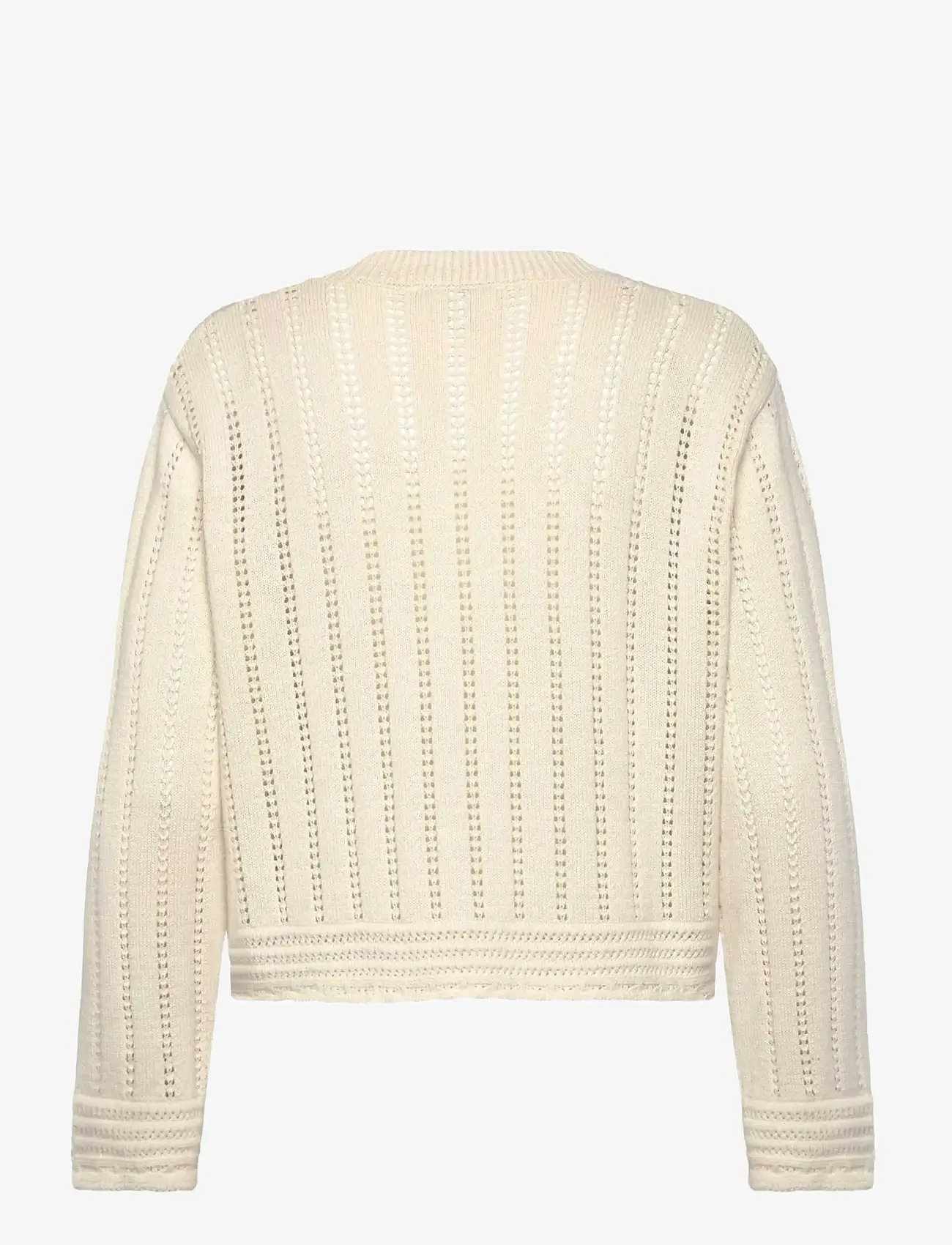 Rosemunde - RWEmilie LS O-neck Pullover - jumpers - turtledove - 1