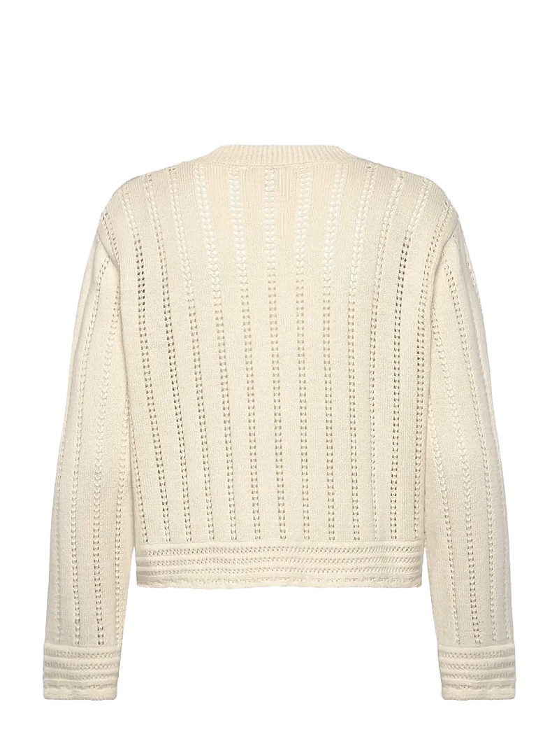 Rosemunde - RWEmilie LS O-neck Pullover - jumpers - turtledove - 1