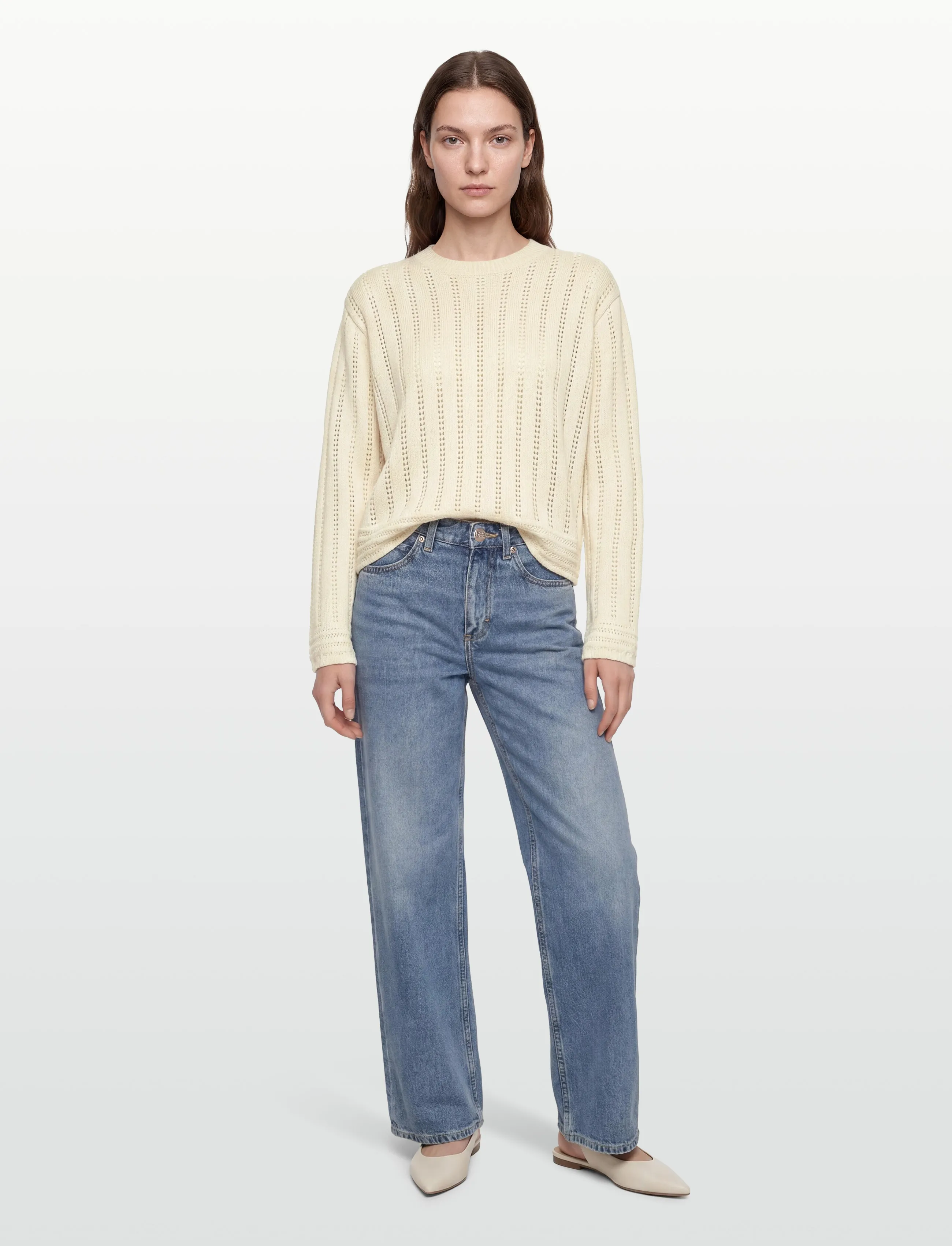 Rosemunde - RWEmilie LS O-neck Pullover - džemprid - turtledove - 0