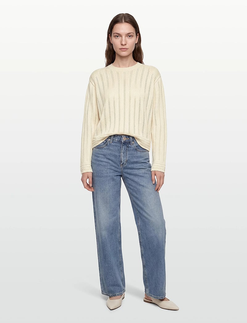 Rosemunde - RWEmilie LS O-neck Pullover - stickade tröjor - turtledove - 0