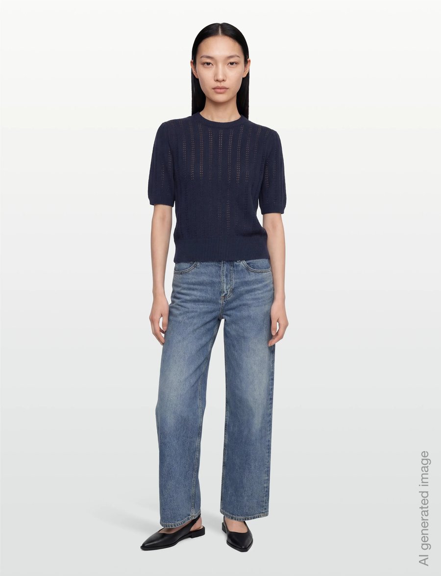 Rosemunde - RWEmilie SS O-neck Pullover - pullover - navy - 0