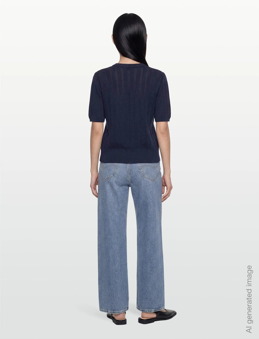 Rosemunde - RWEmilie SS O-neck Pullover - pullover - navy - 4