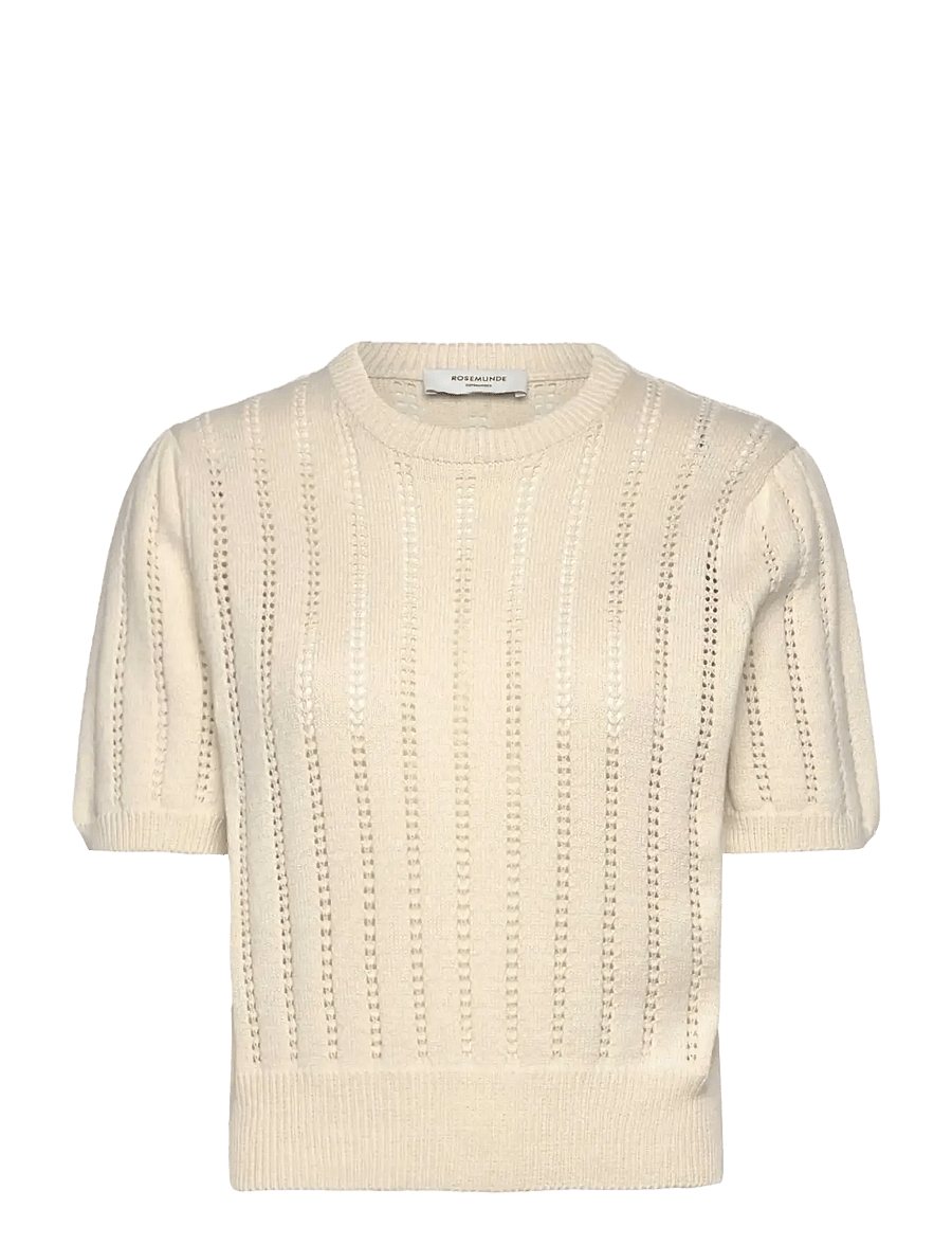 Rosemunde - RWEmilie SS O-neck Pullover - jumpers - turtledove - 1
