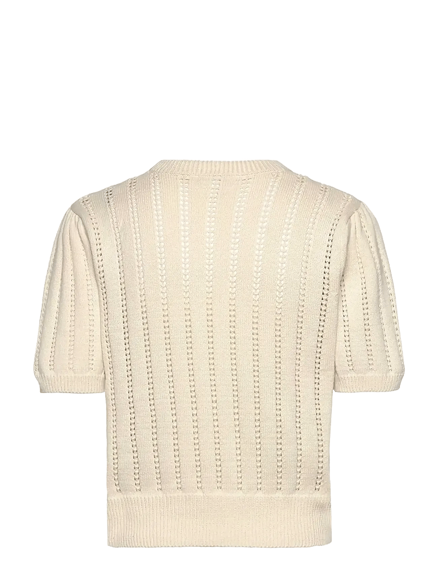 Rosemunde - RWEmilie SS O-neck Pullover - jumpers - turtledove - 2