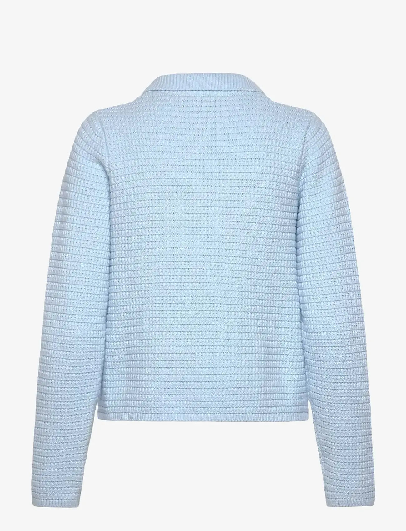 Rosemunde - RWEmilie LS Knit Jacket - forårsjakker - nantucket blue - 2