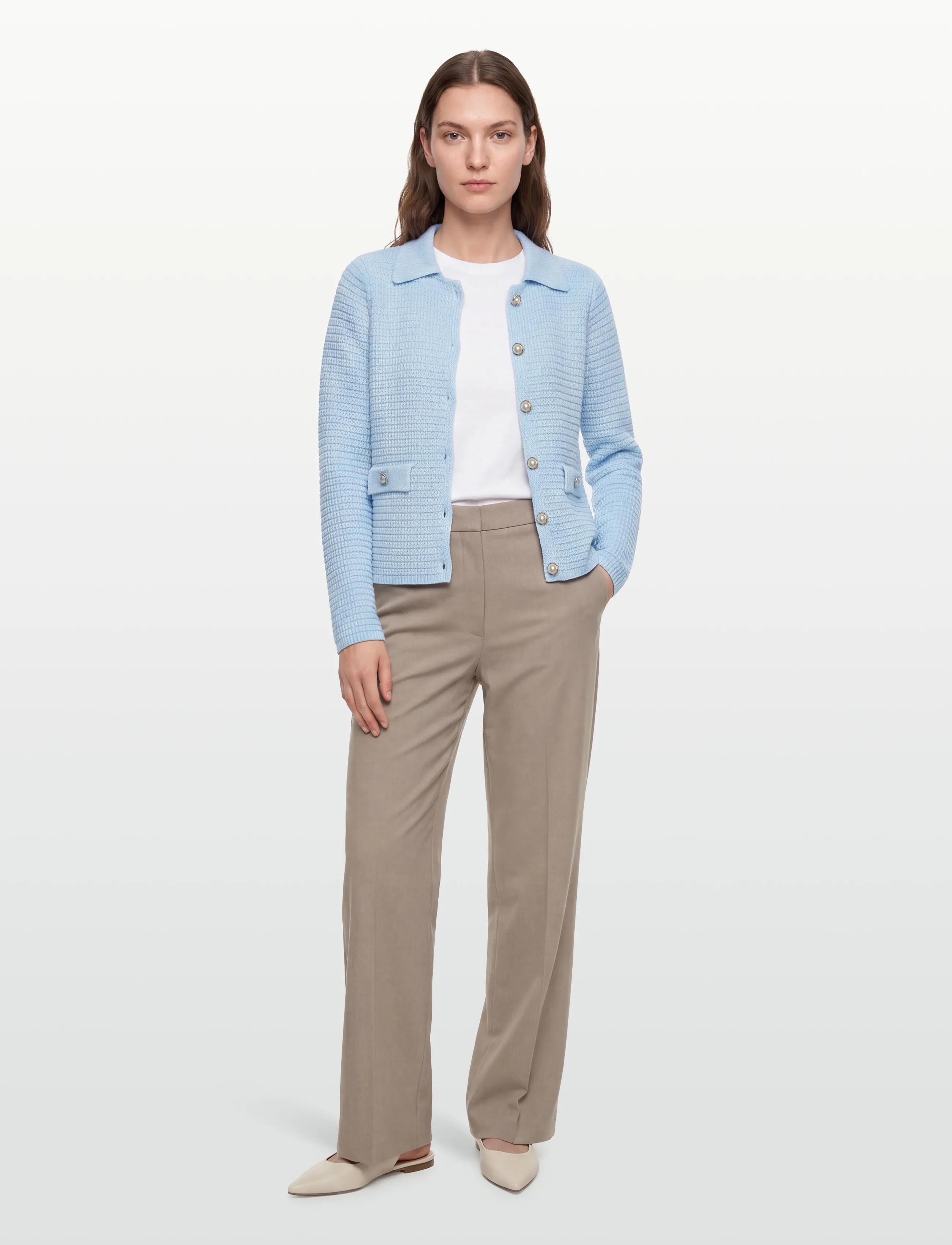 Rosemunde RWEmilie LS Knit Jacket - Tøj - NANTUCKET BLUE / blue