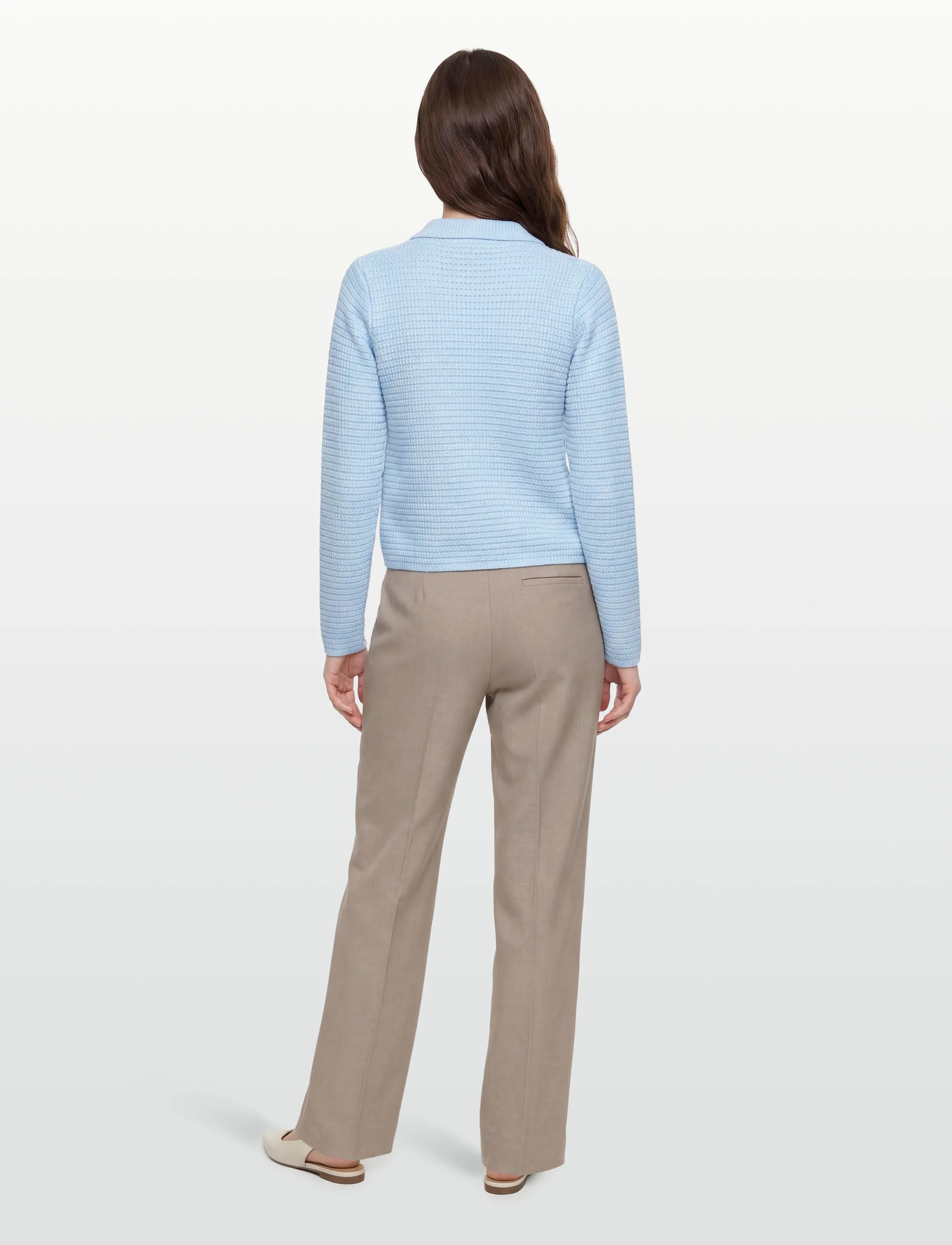 Rosemunde - RWEmilie LS Knit Jacket - frühlingsjacken - nantucket blue - 4