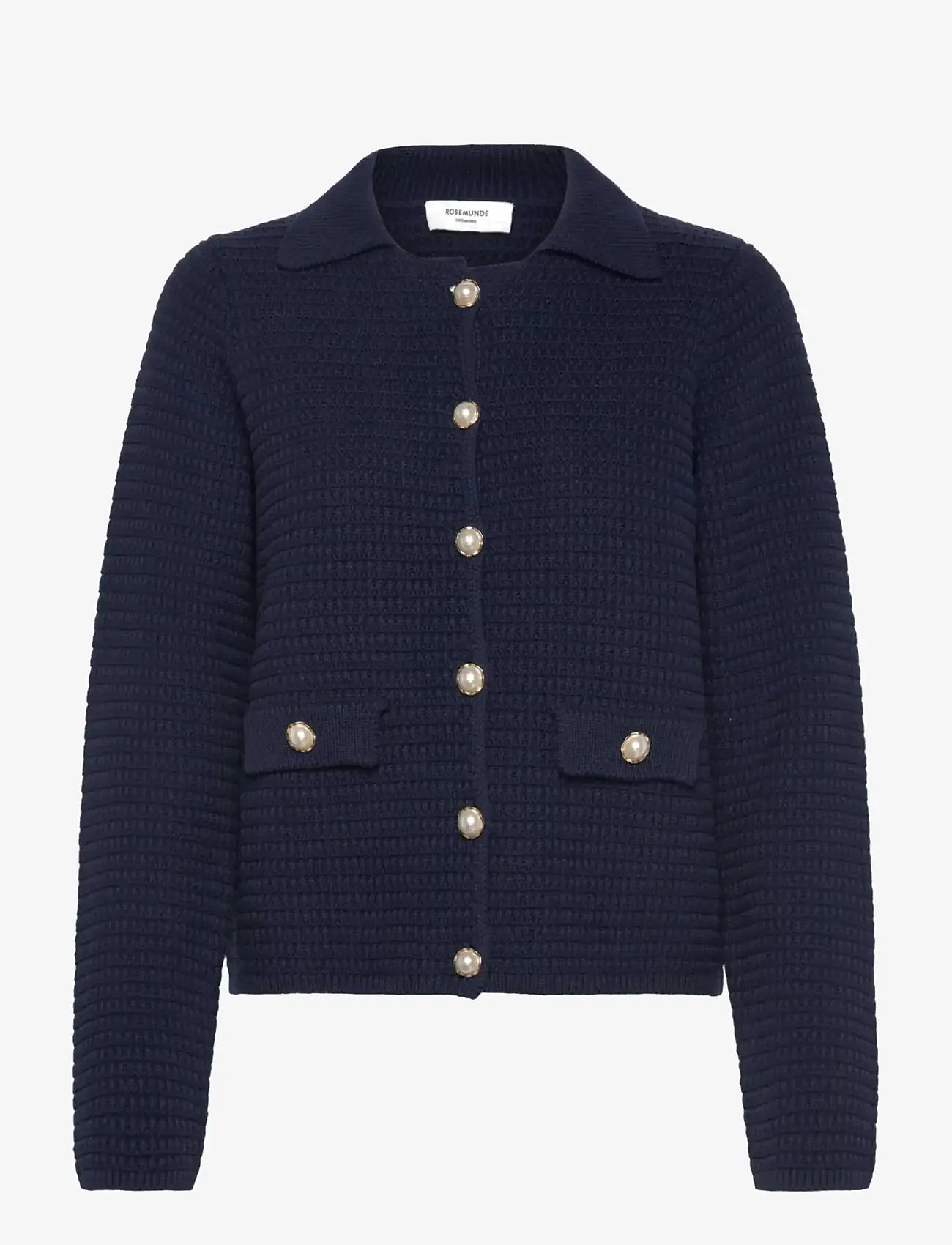 Rosemunde - RWEmilie LS Knit Jacket - kevadjoped - navy - 0