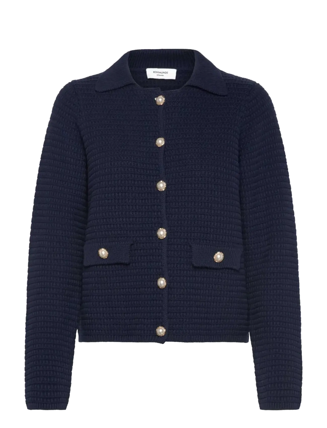 Rosemunde RWEmilie LS Knit Jacket - Rosemunde - NAVY / navy