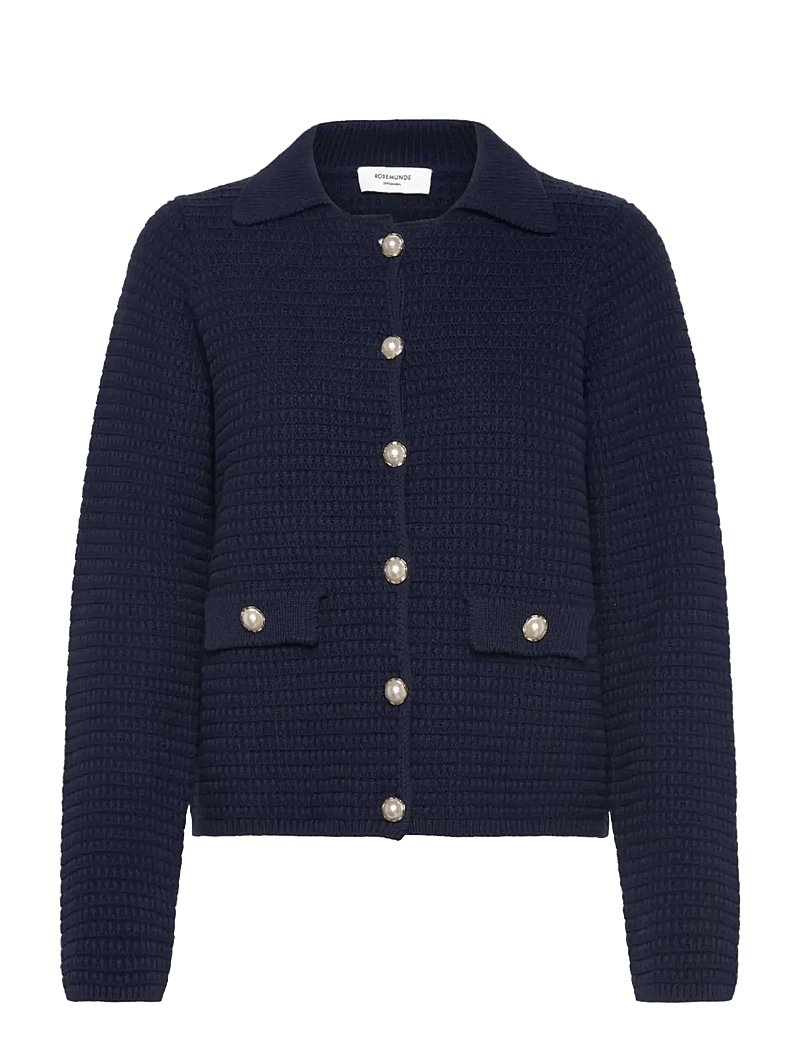 Rosemunde - RWEmilie LS Knit Jacket - kevadjoped - navy - 0