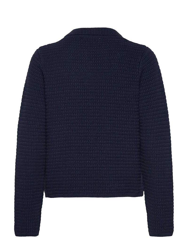 Rosemunde - RWEmilie LS Knit Jacket - kevadjoped - navy - 1