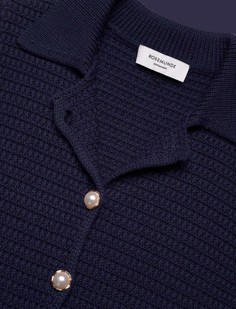 Rosemunde - RWEmilie LS Knit Jacket - kevadjoped - navy - 2