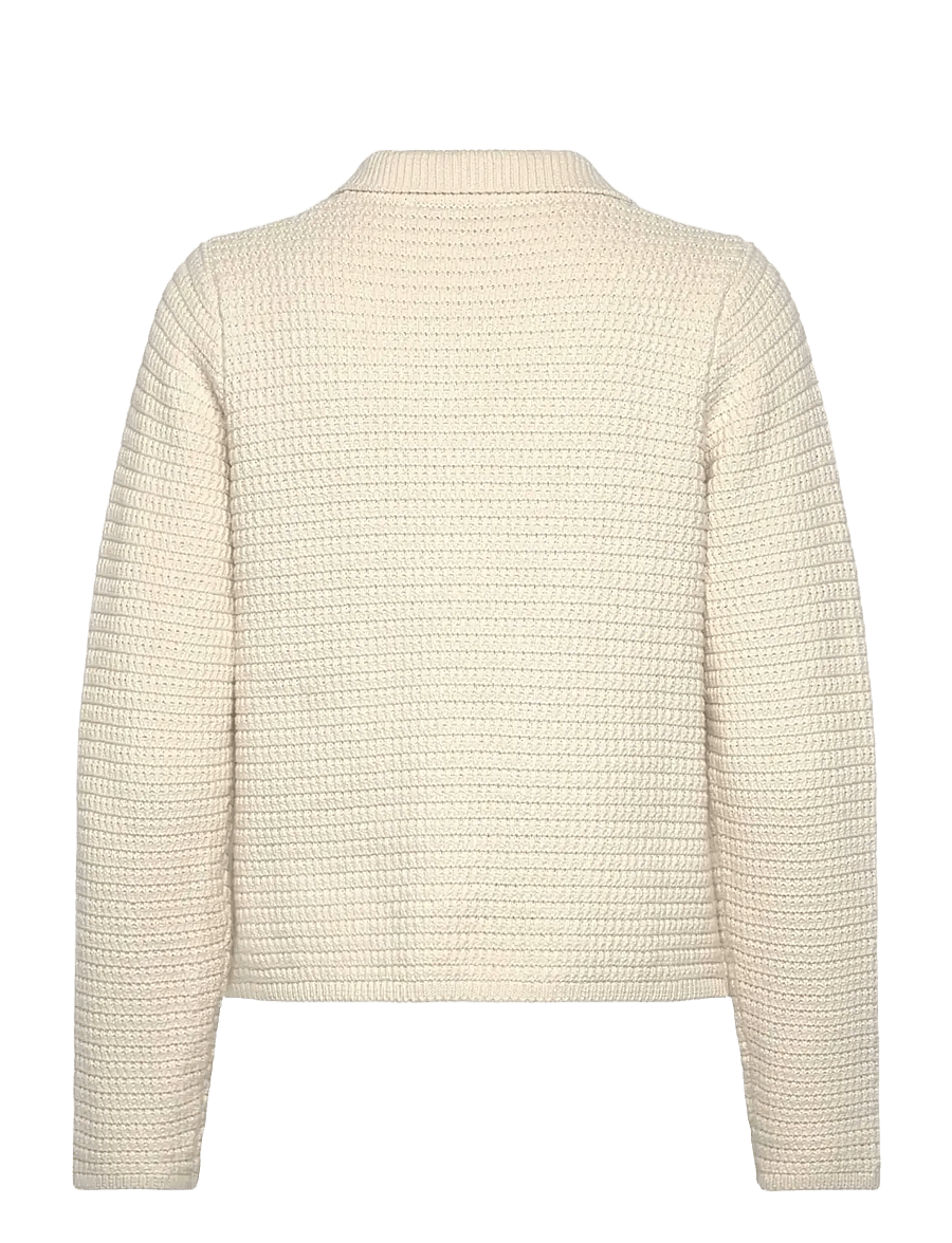 Rosemunde - RWEmilie LS Knit Jacket - leichte jacken - turtledove - 2