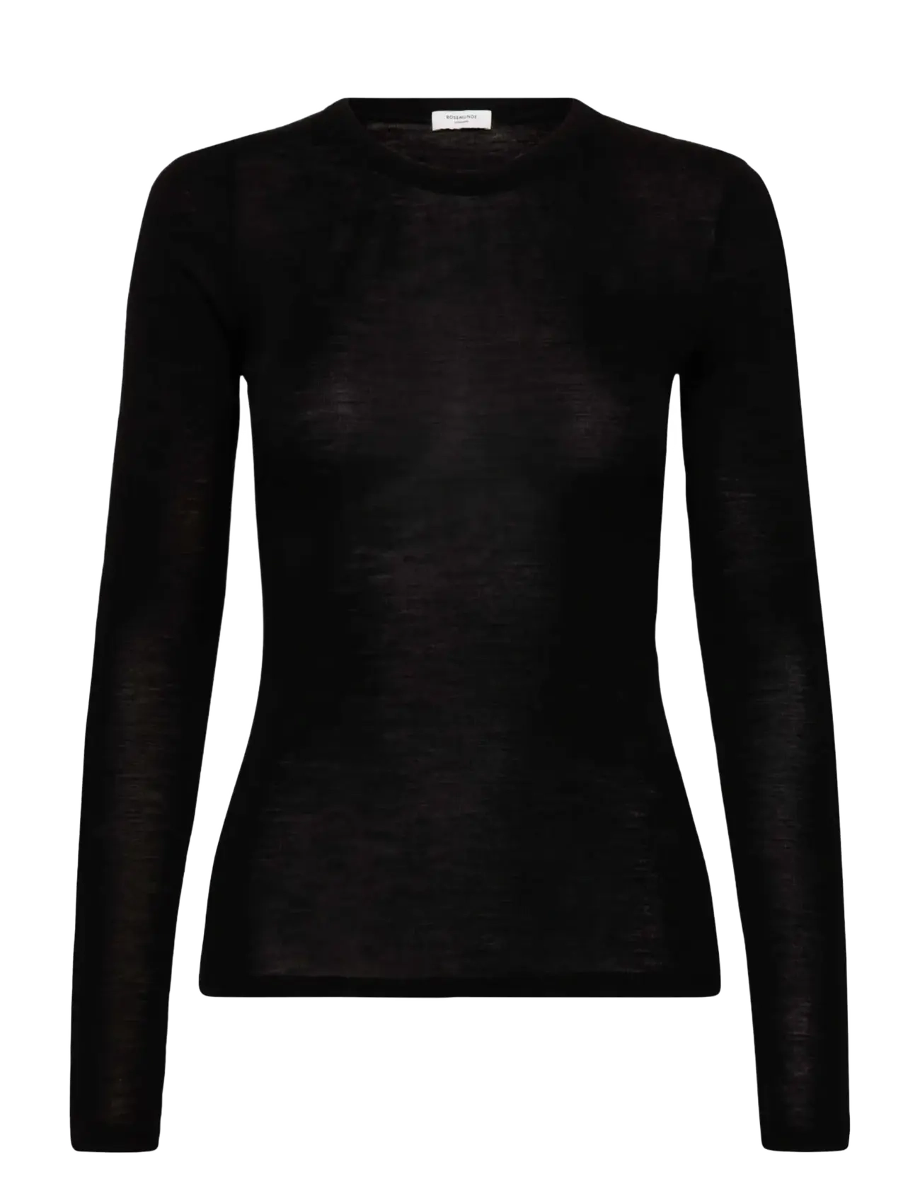 Rosemunde RWSara Cashmere Blend LS T-shirt - Langærmede toppe - BLACK / black