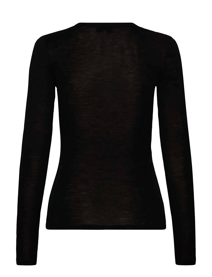 Rosemunde - RWSara Cashmere Blend LS T-shirt - black - 1