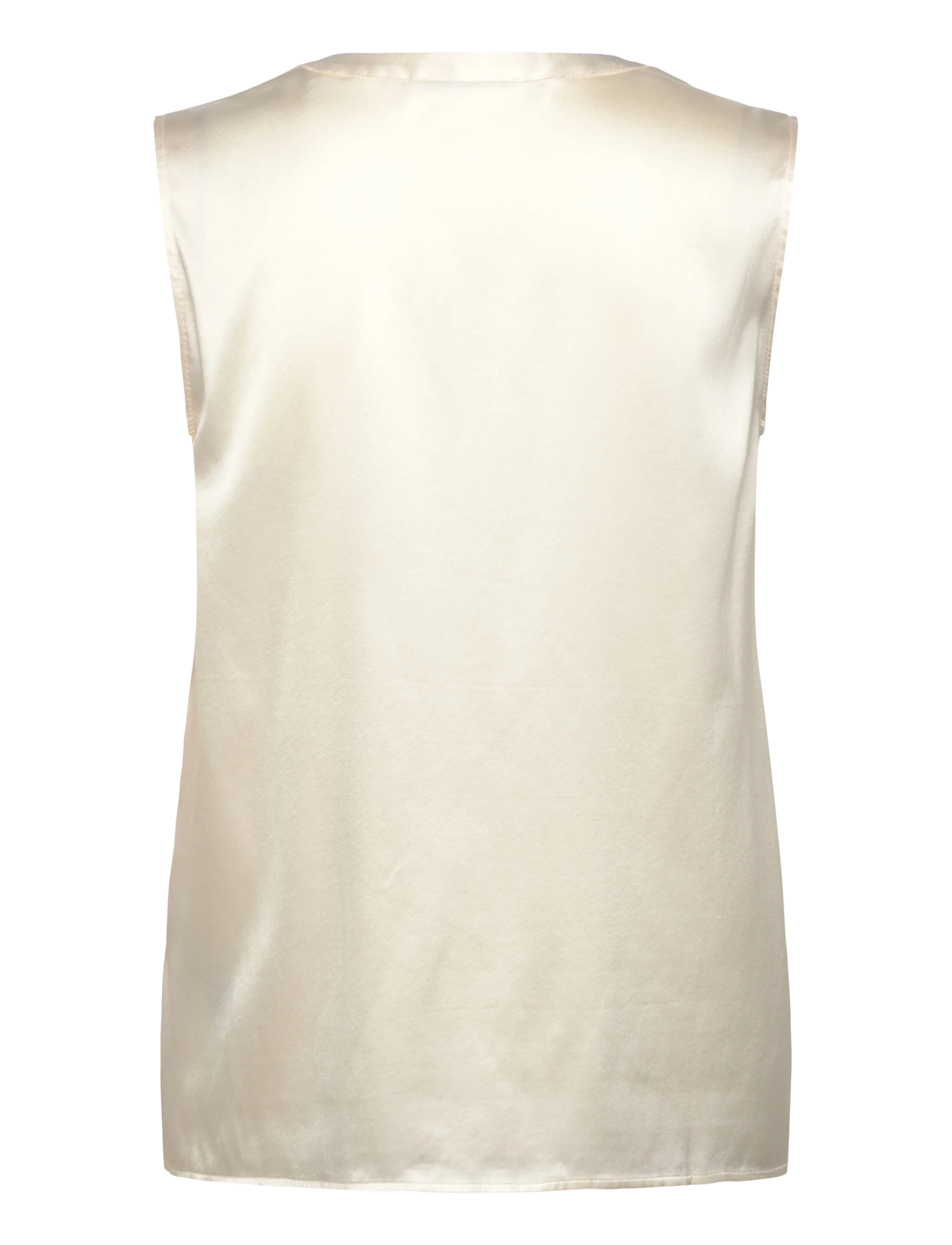 Rosemunde - RWJade Silk SL Top - Ärmlösa blusar - ivory - 1