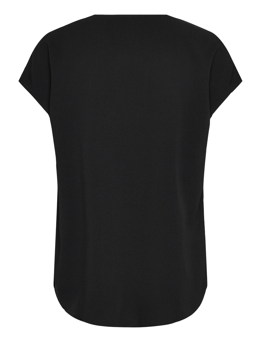 Rosemunde - RWRaya SL Blouse - kurzärmelige blusen - black - 2