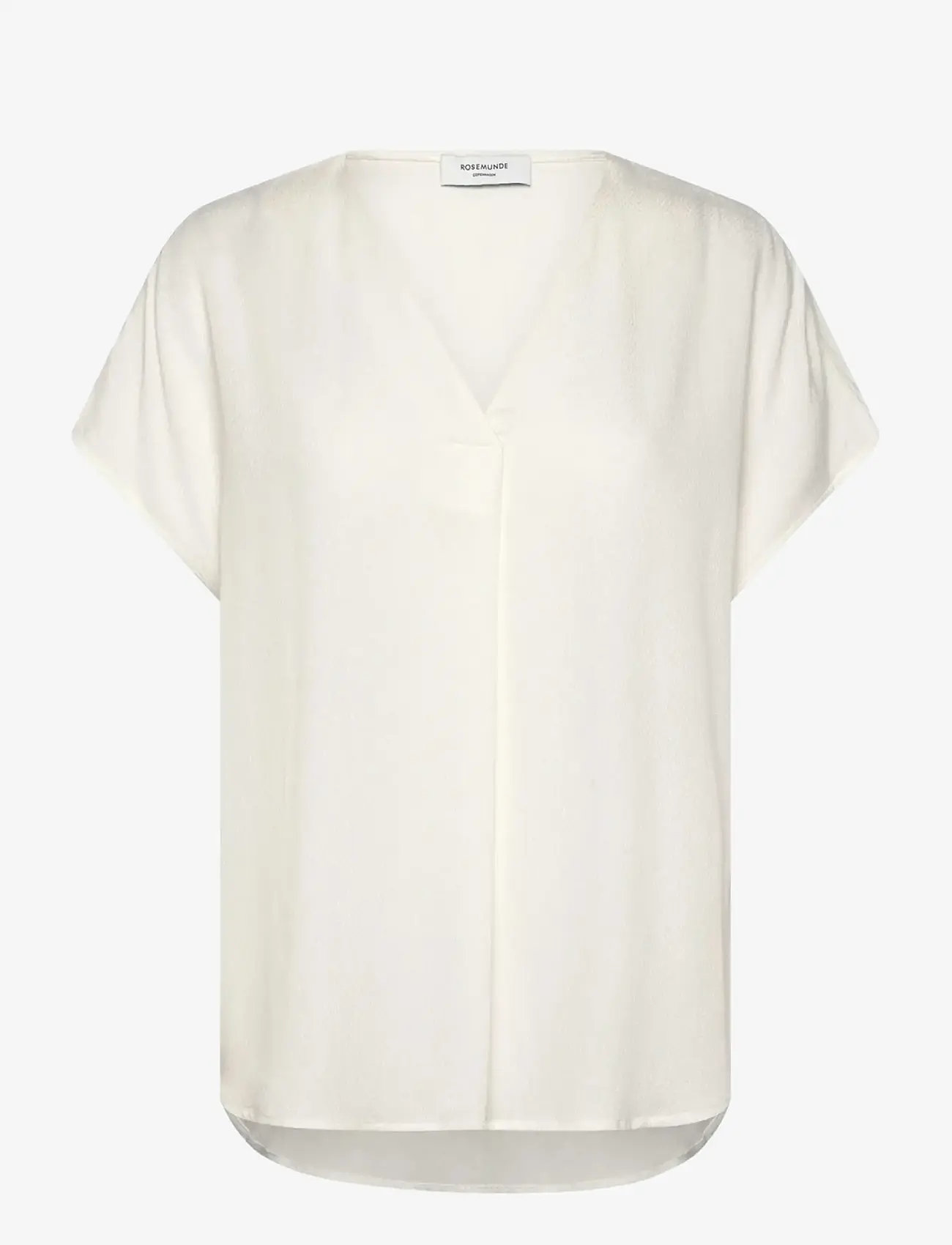 Rosemunde - RWRaya SL Blouse - kortærmede bluser - cloud dancer - 1