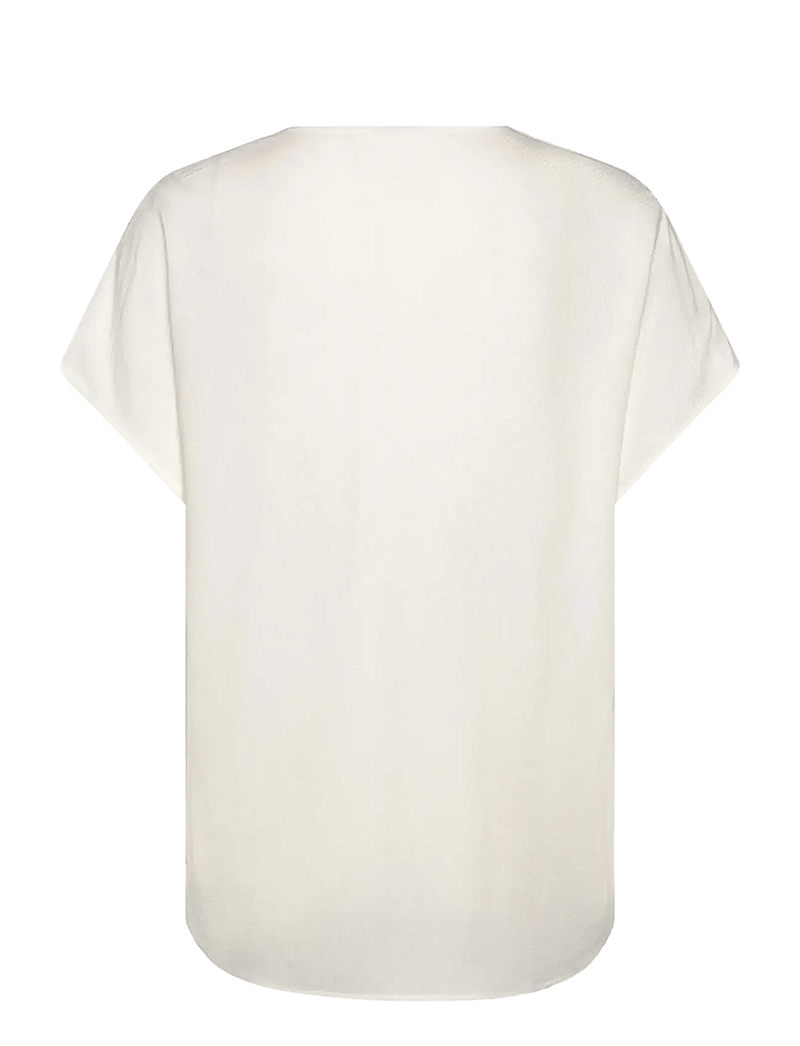 Rosemunde - RWRaya SL Blouse - kurzämlige blusen - cloud dancer - 2