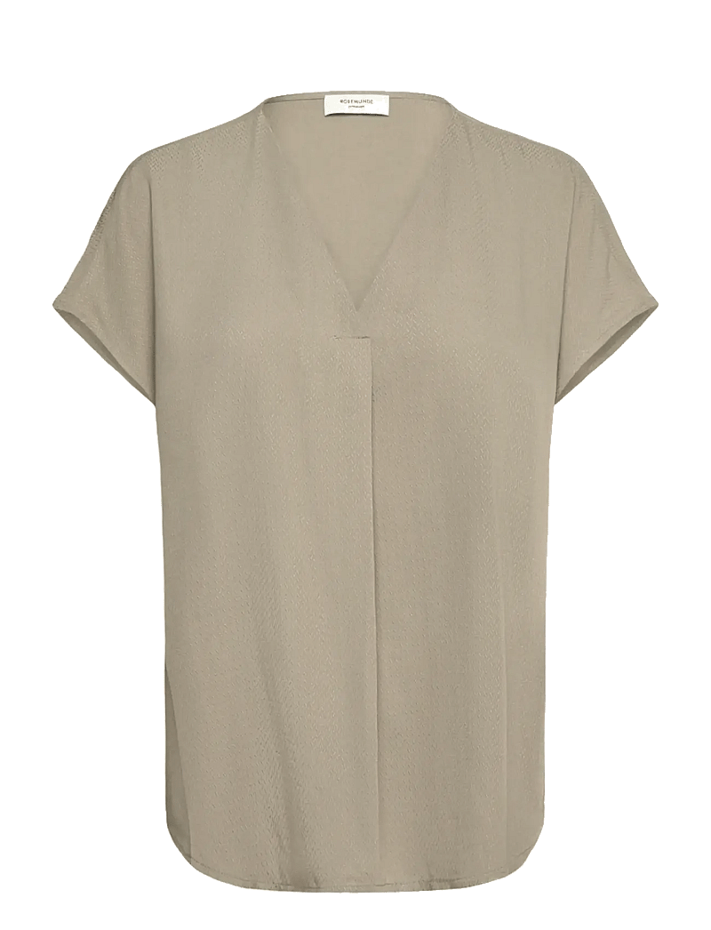 Rosemunde - RWRaya SL Blouse - kurzämlige blusen - dried sage - 1