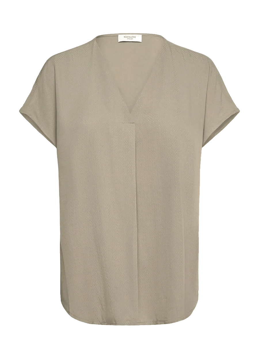 Rosemunde - RWRaya SL Blouse - kurzärmelige blusen - dried sage - 1