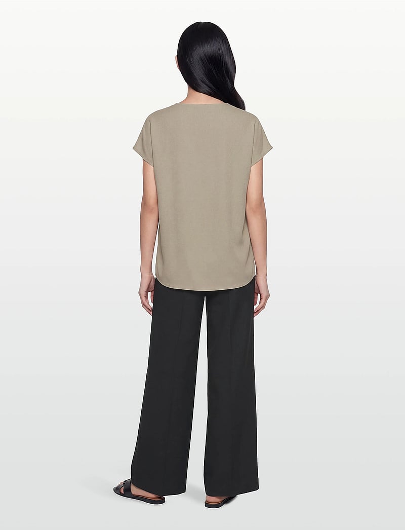 Rosemunde - RWRaya SL Blouse - kurzämlige blusen - dried sage - 4