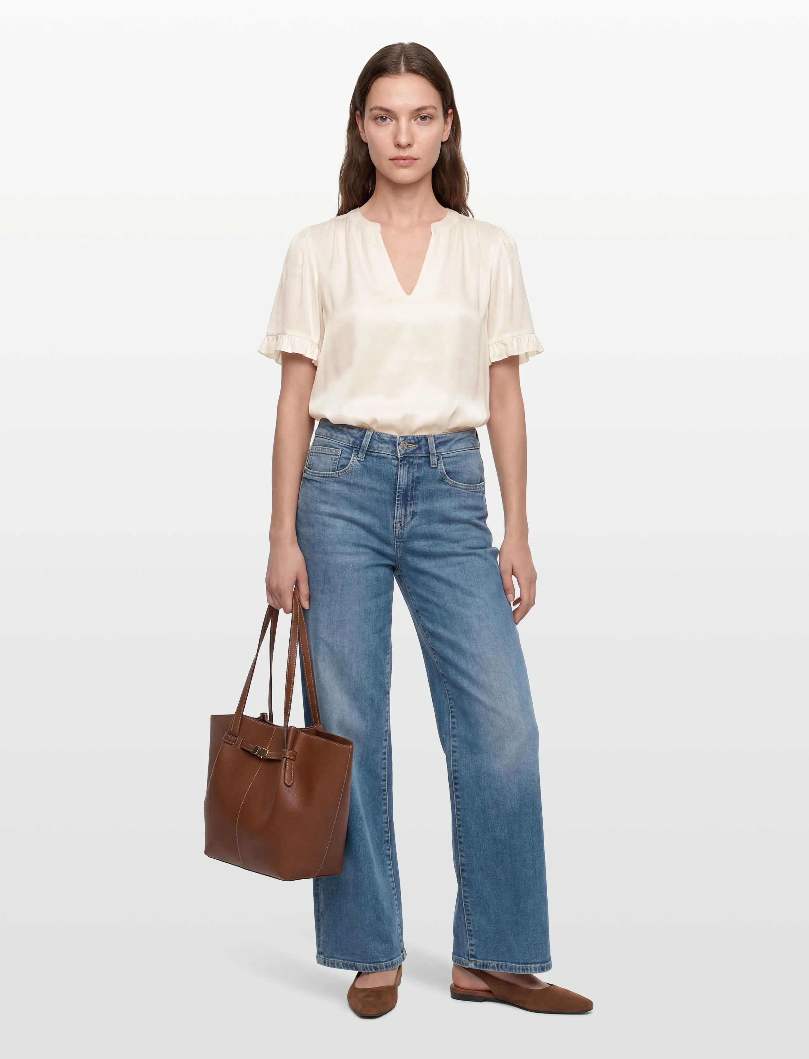 Rosemunde RWRaya SS Blouse - Blusen - CLOUD DANCER / cream