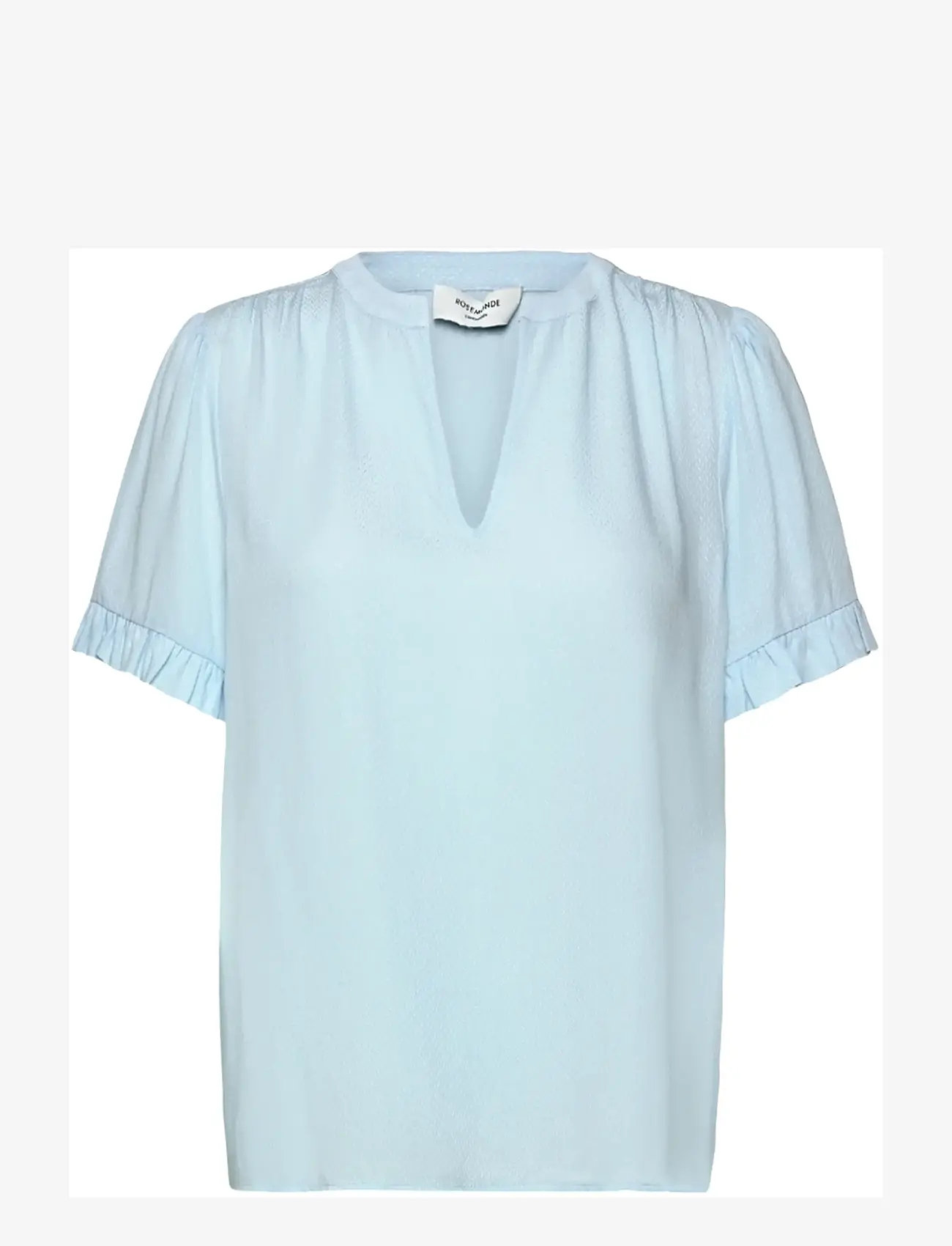 Rosemunde - RWRaya SS Blouse - kortærmede bluser - nantucket blue - 0
