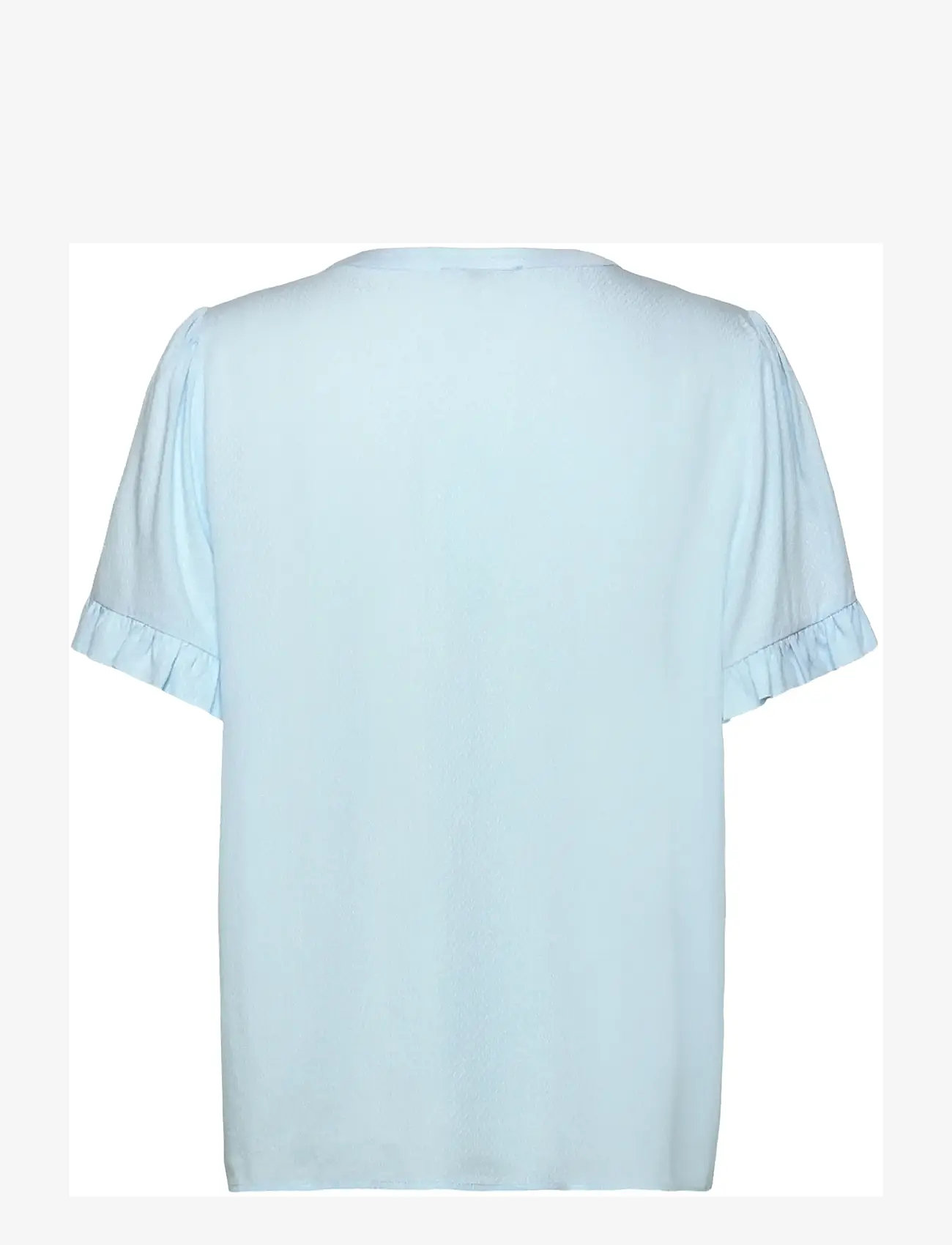 Rosemunde - RWRaya SS Blouse - kortærmede bluser - nantucket blue - 1