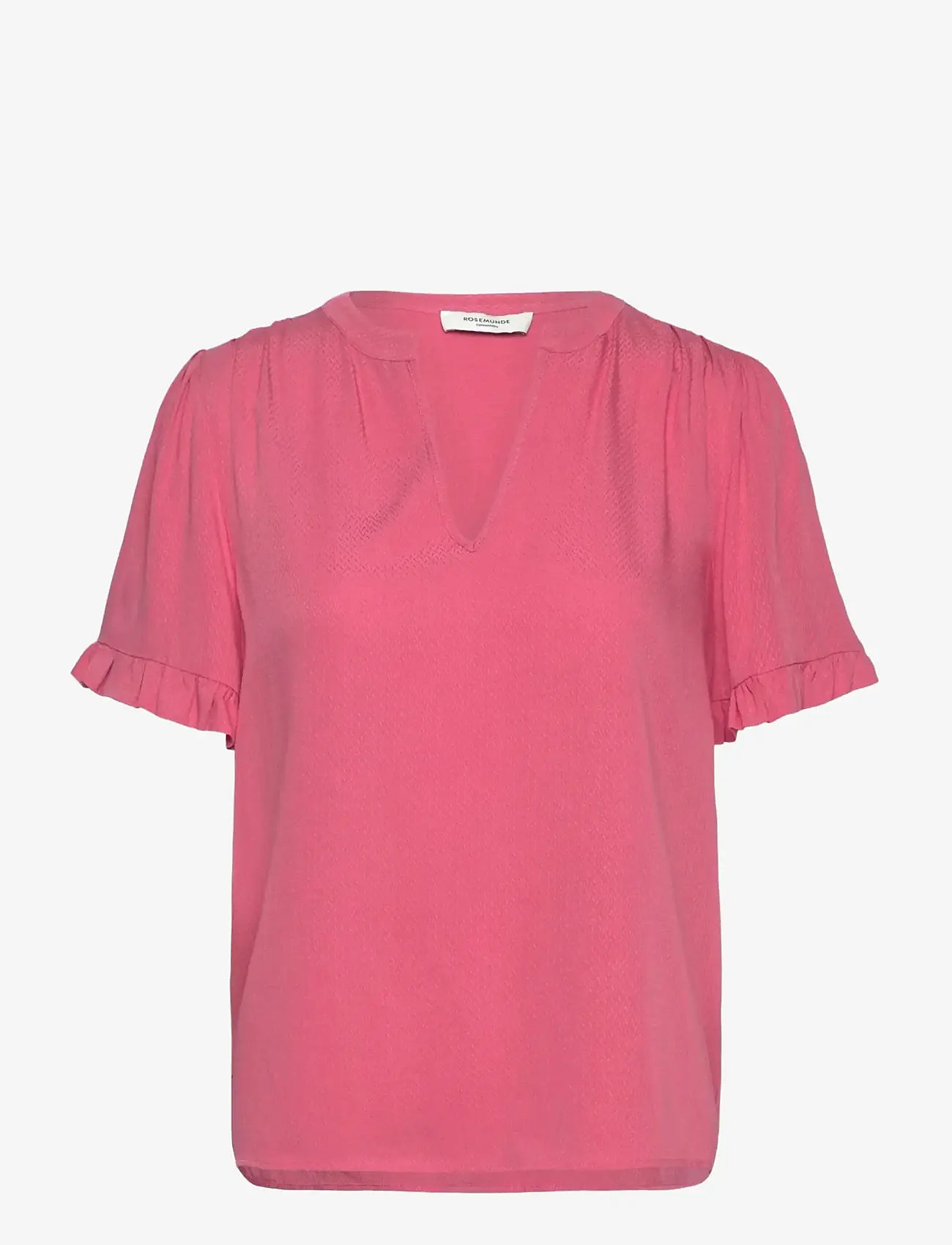 Rosemunde - RWRaya SS Blouse - kortärmade blusar - rapture rose - 0