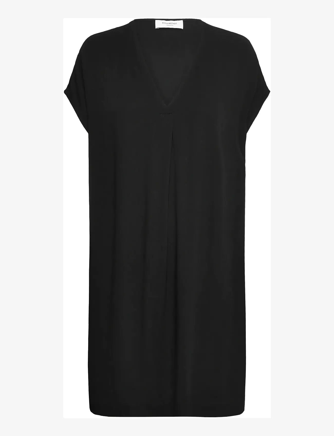 Rosemunde - RWRaya SL Tunic Dress - sommarklänningar - black - 0
