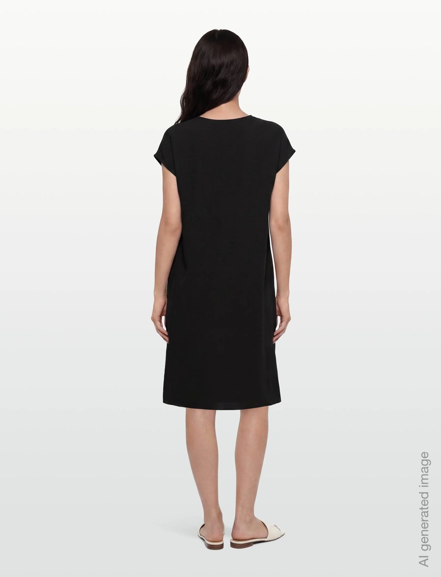 Rosemunde - RWRaya SL Tunic Dress - sommerkleider - black - 4