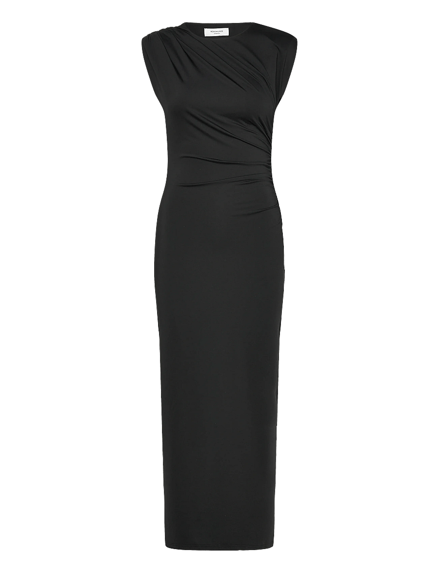 Rosemunde - RWBillie SL Drape Long Dress - etuikleider - black - 1