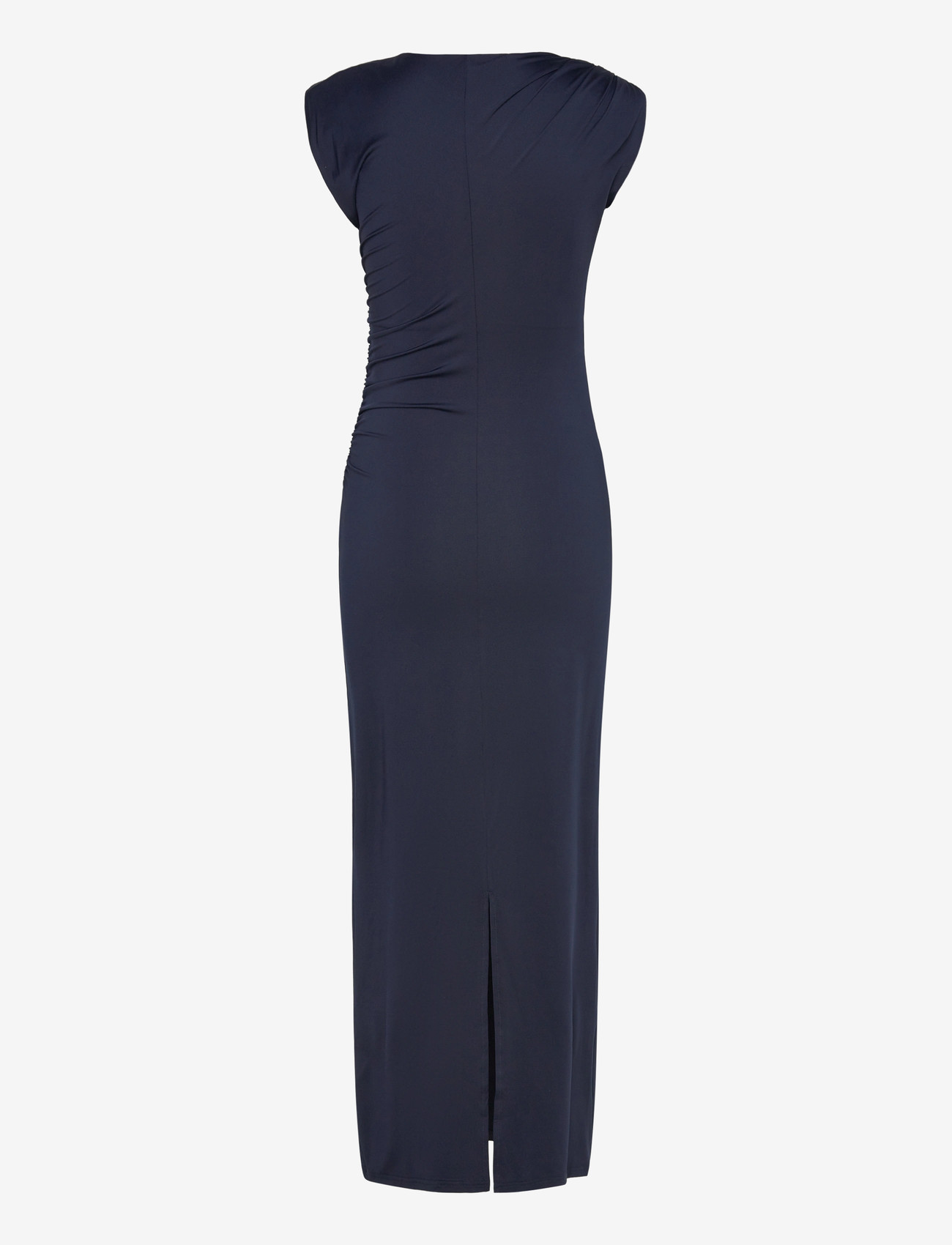 Rosemunde - RWBillie SL Drape Long Dress - fodralklänningar - dark blue - 1