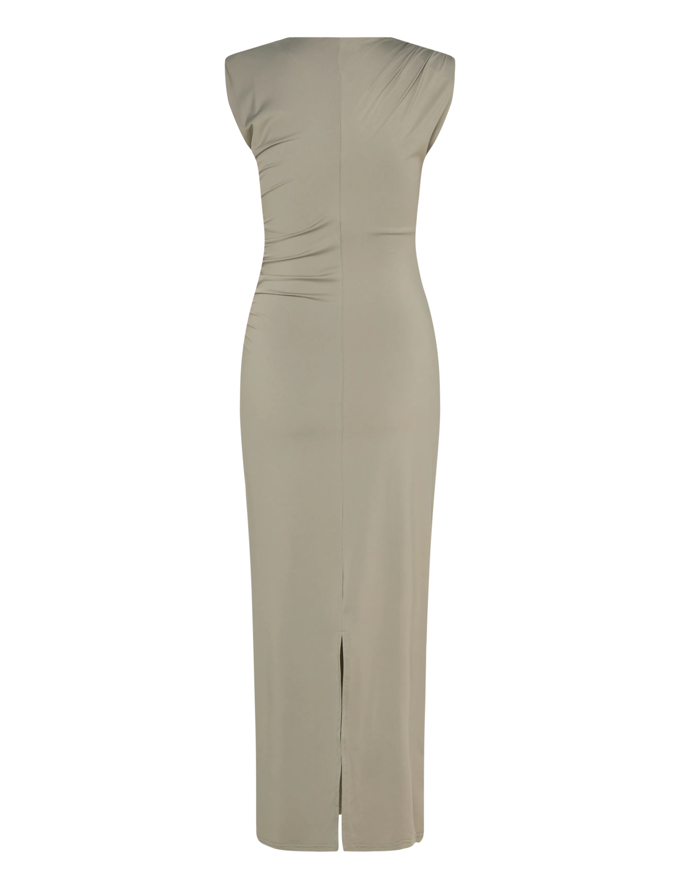Rosemunde - RWBillie SL Drape Long Dress - stramme kjoler - dried sage - 2