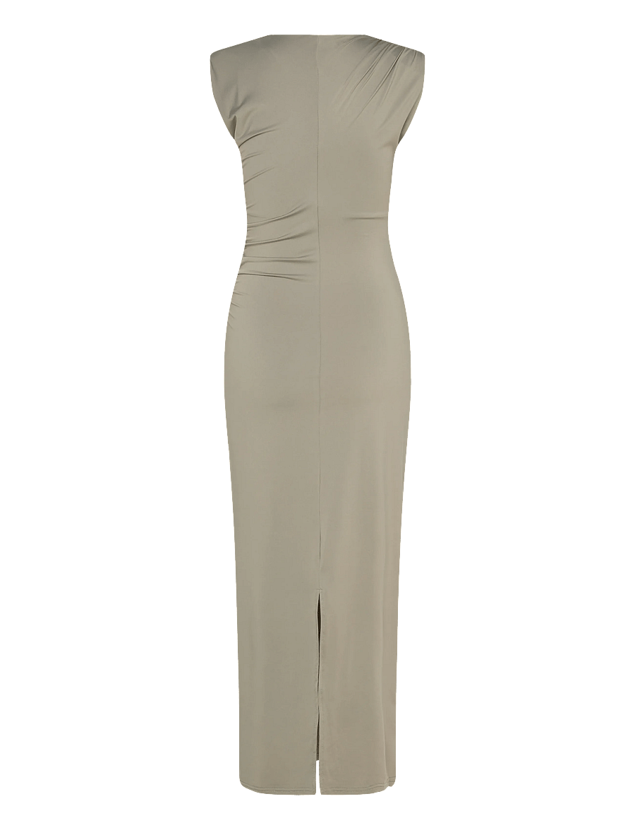 Rosemunde - RWBillie SL Drape Long Dress - bodycon dresses - dried sage - 2