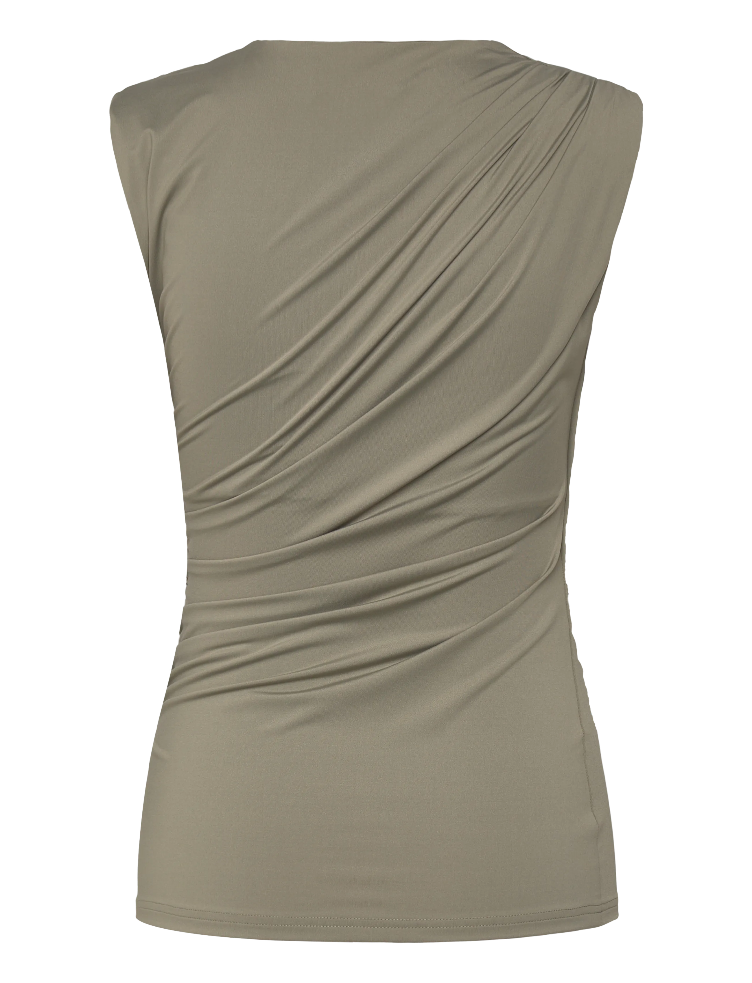 Rosemunde - RWBillie SL Drape Top - linnen - dried sage - 2