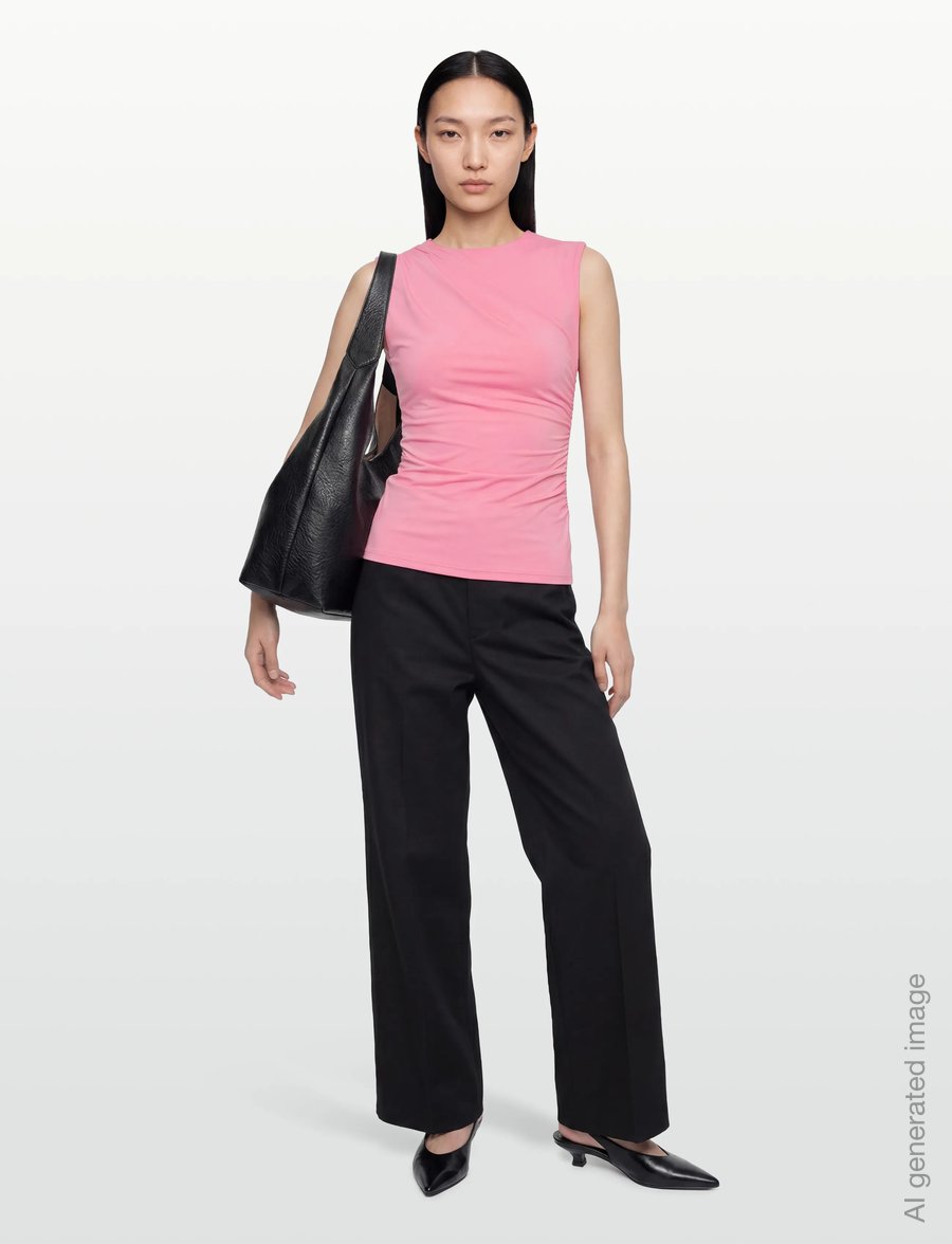 Rosemunde - RWBillie SL Drape Top - Ärmellose tops - sea pink - 0