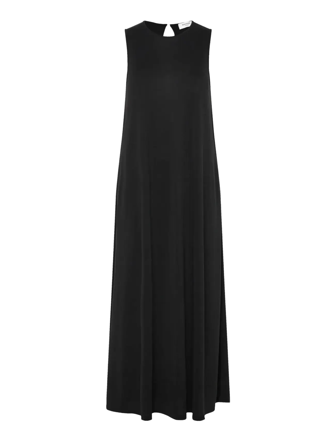 Rosemunde RWElma Modal SL Long Dress - Kleider - BLACK / black