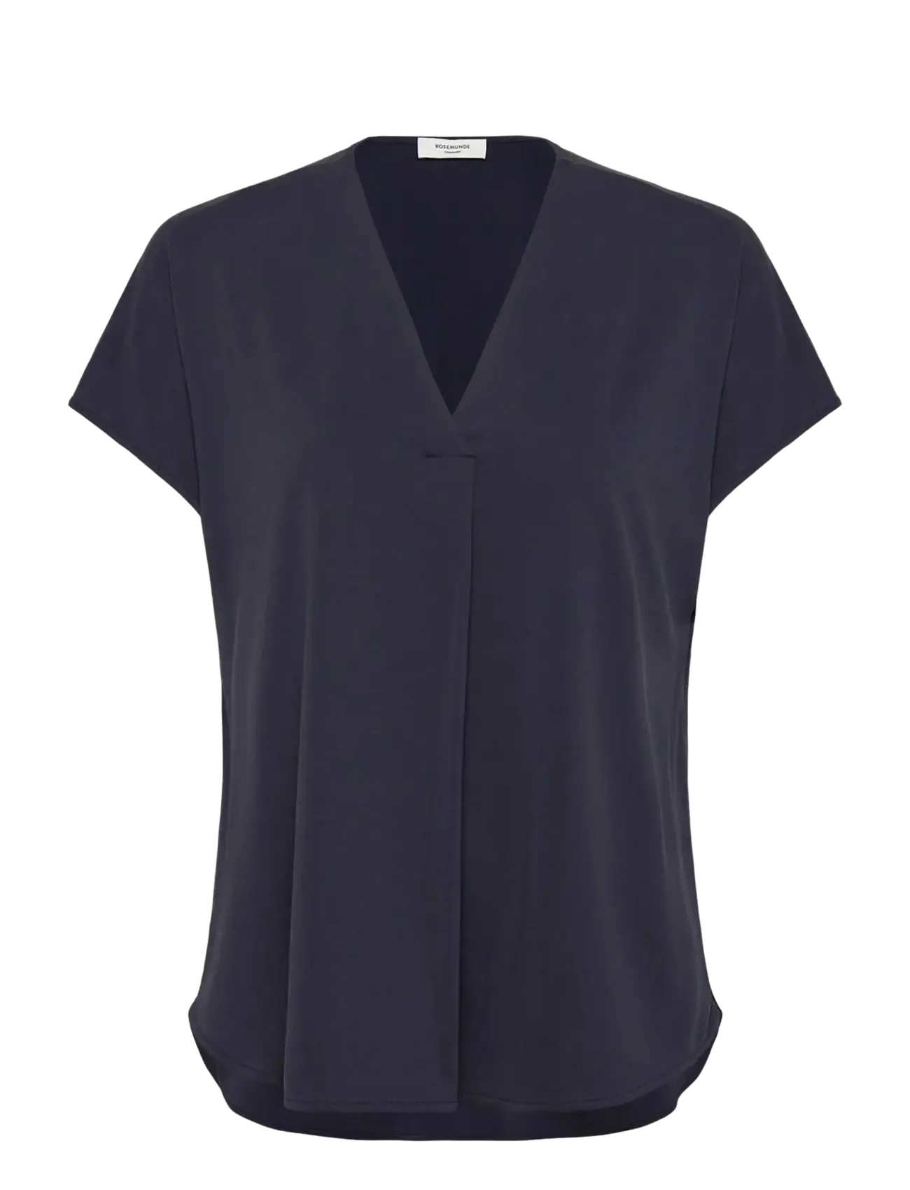 Rosemunde RWElma Modal V-neck Top - Kläder - NAVY / navy