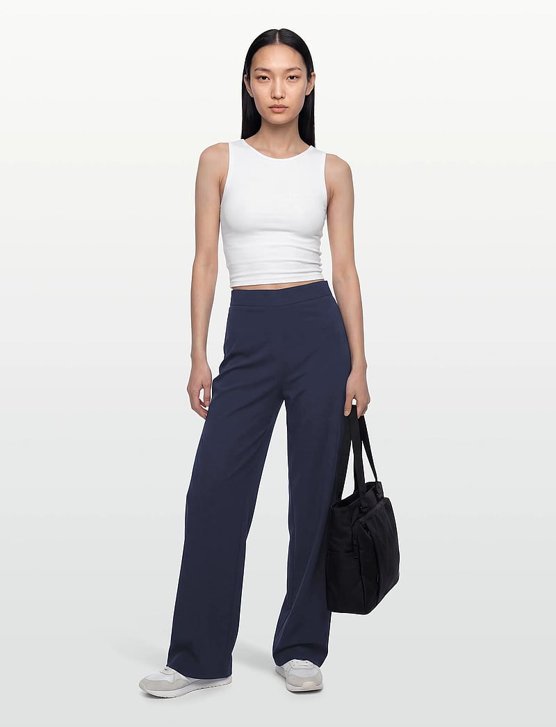 Rosemunde - RWElma Modal Long Trousers - laia säärega püksid - navy - 0