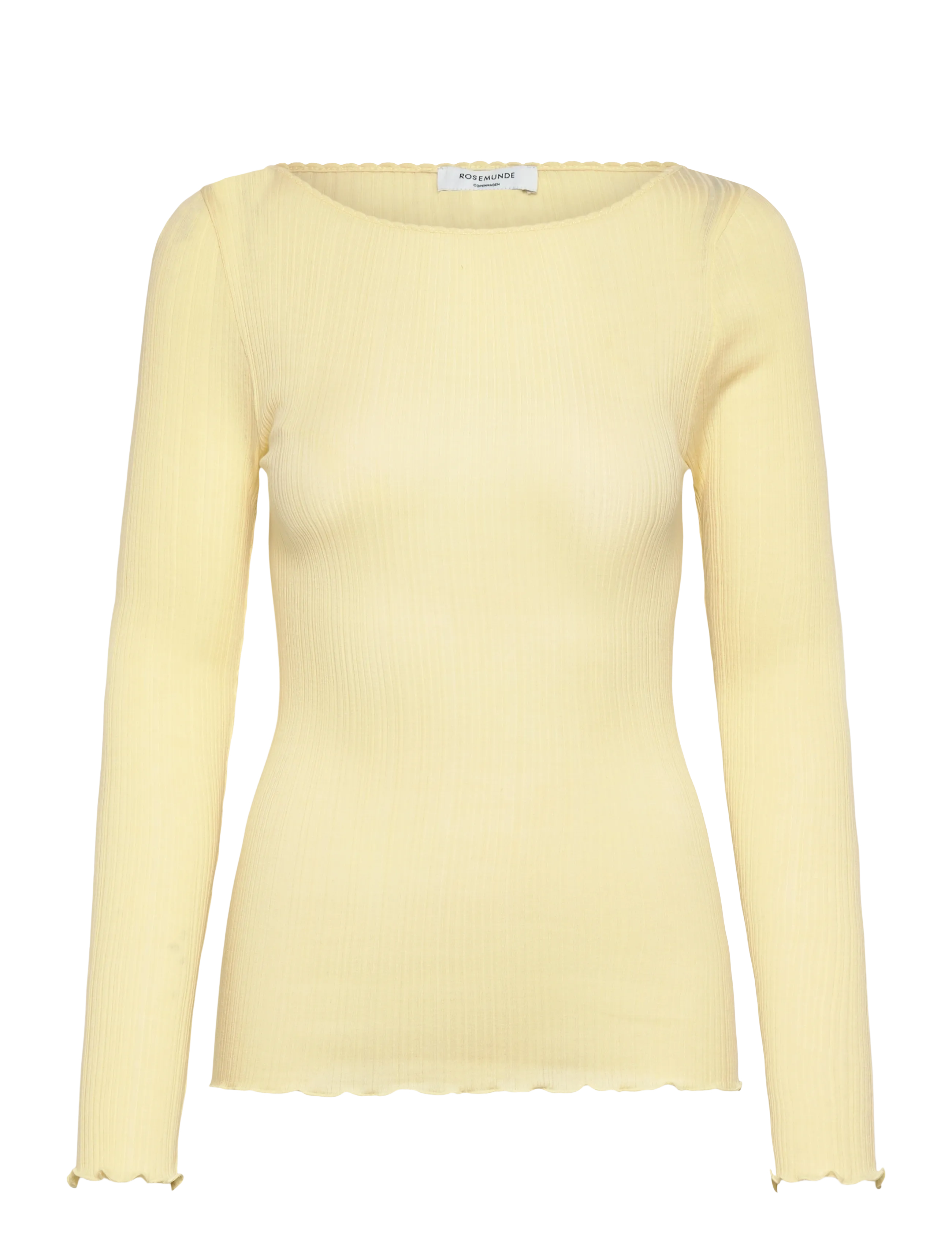 Rosemunde RWJudy LS Boatneck T-shirt - Tøj - FLAN / yellow