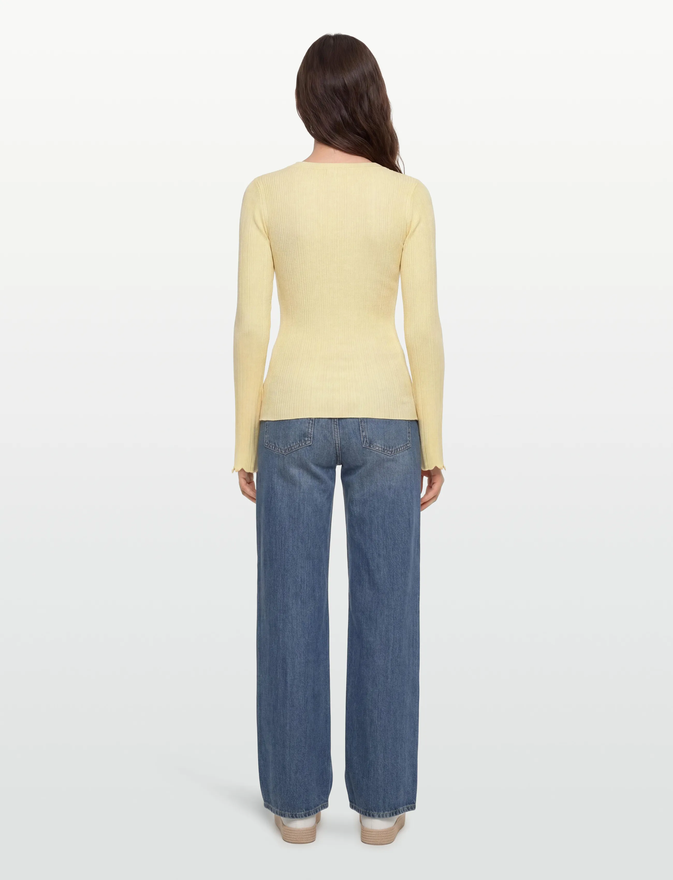 Rosemunde - RWJudy LS Boatneck T-shirt - langærmede toppe - flan - 4