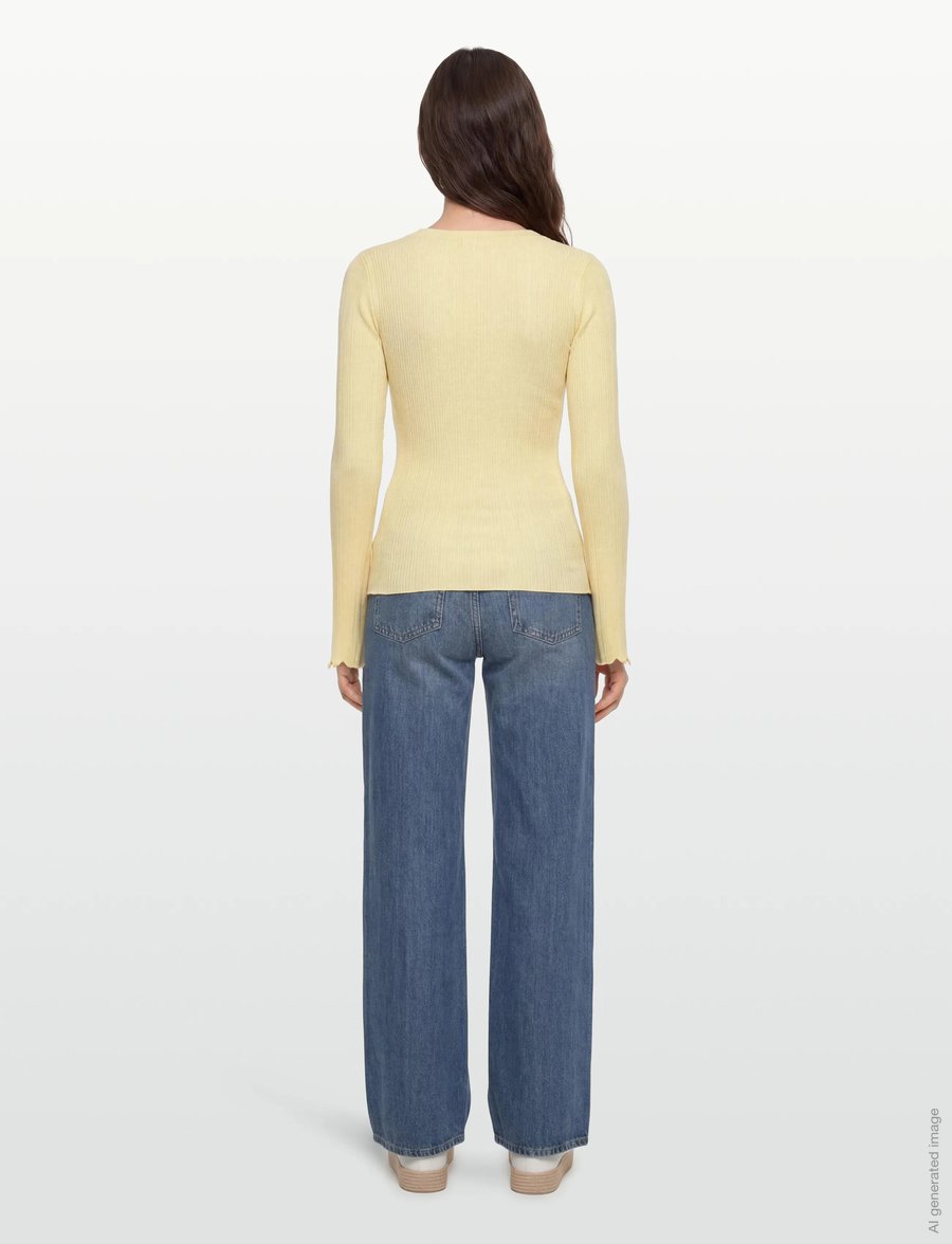 Rosemunde - RWJudy LS Boatneck T-shirt - langærmede toppe - flan - 4