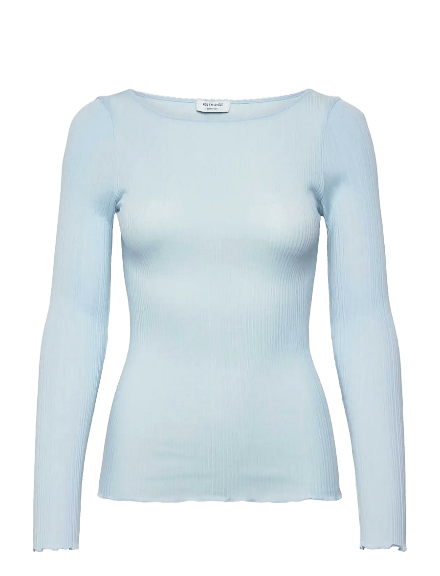 Rosemunde - RWJudy LS Boatneck T-shirt - hauts à manches longues - nantucket blue - 1