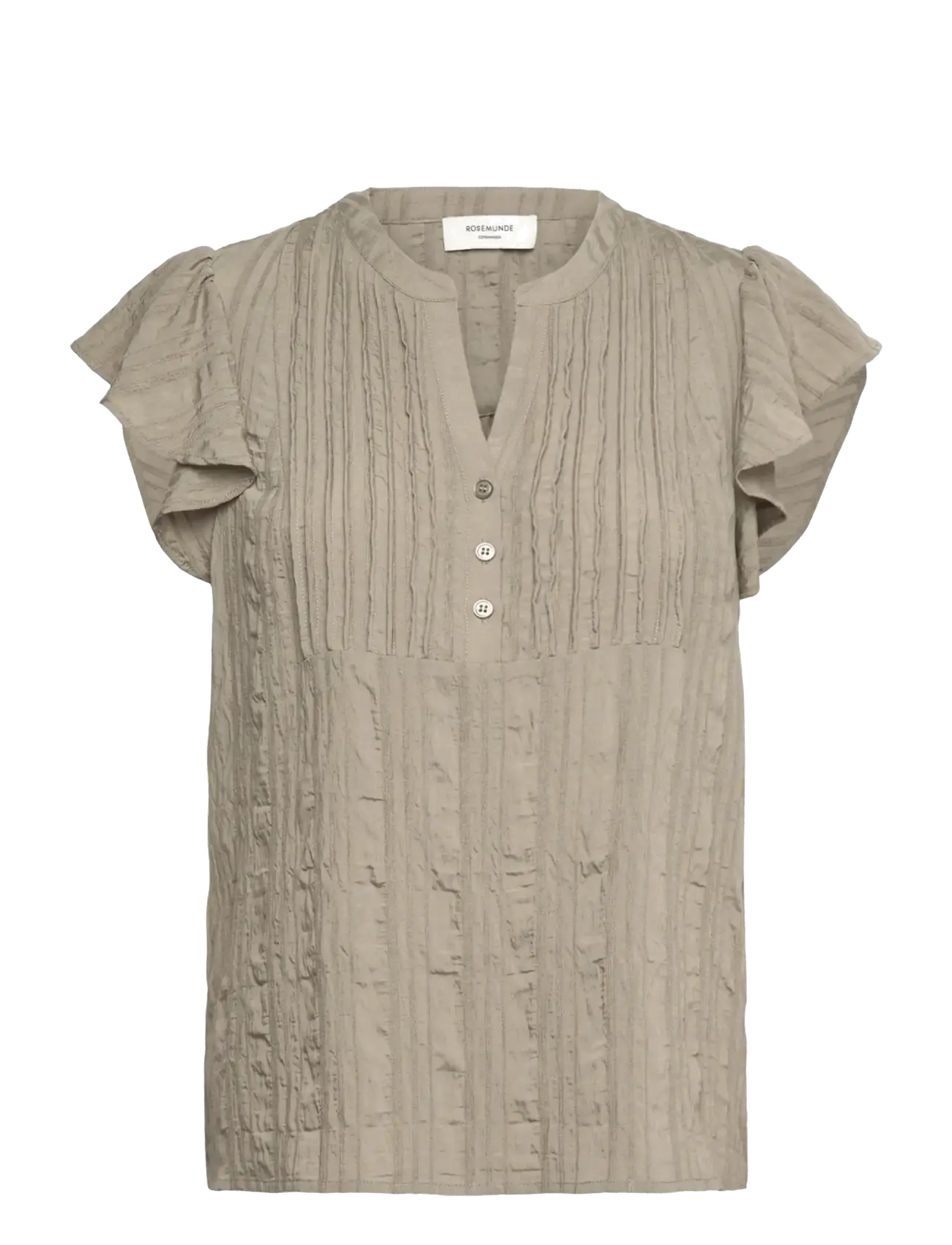 Rosemunde RWMary SS Top - Bluser - DRIED SAGE / khaki/green