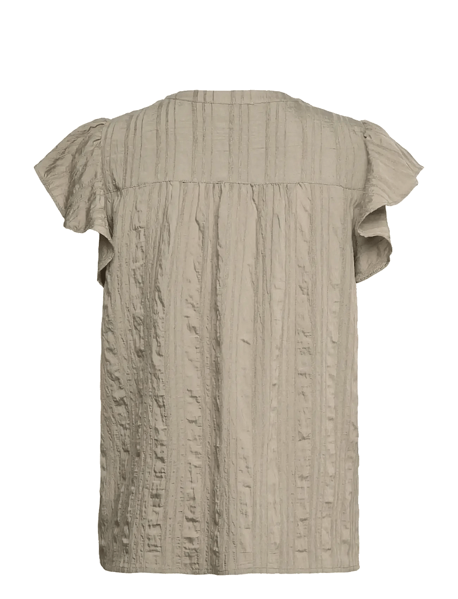Rosemunde - RWMary SS Top - kurzärmelige blusen - dried sage - 2