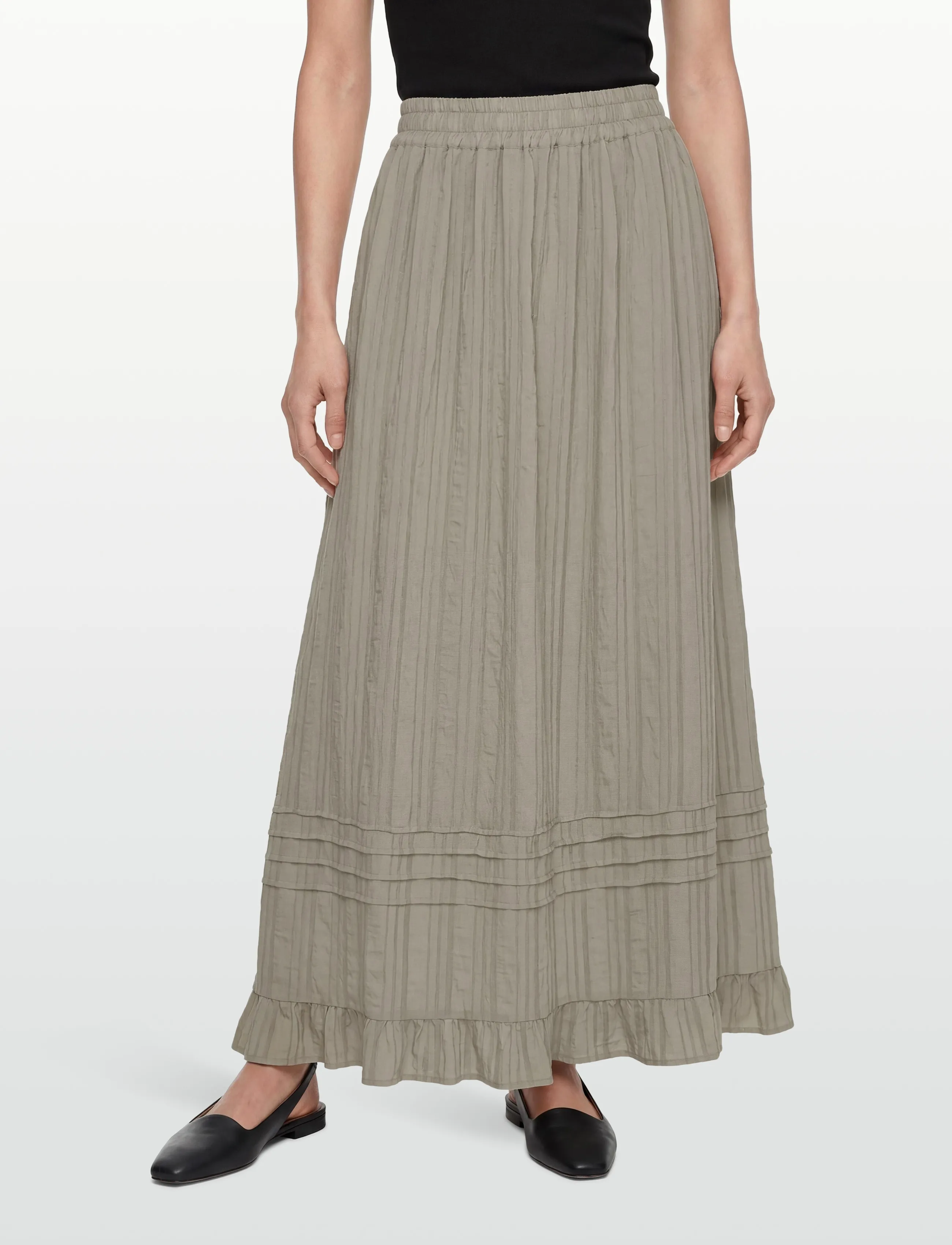 Rosemunde - RWMary MW Maxi Skirt - maxi röcke - dried sage - 3