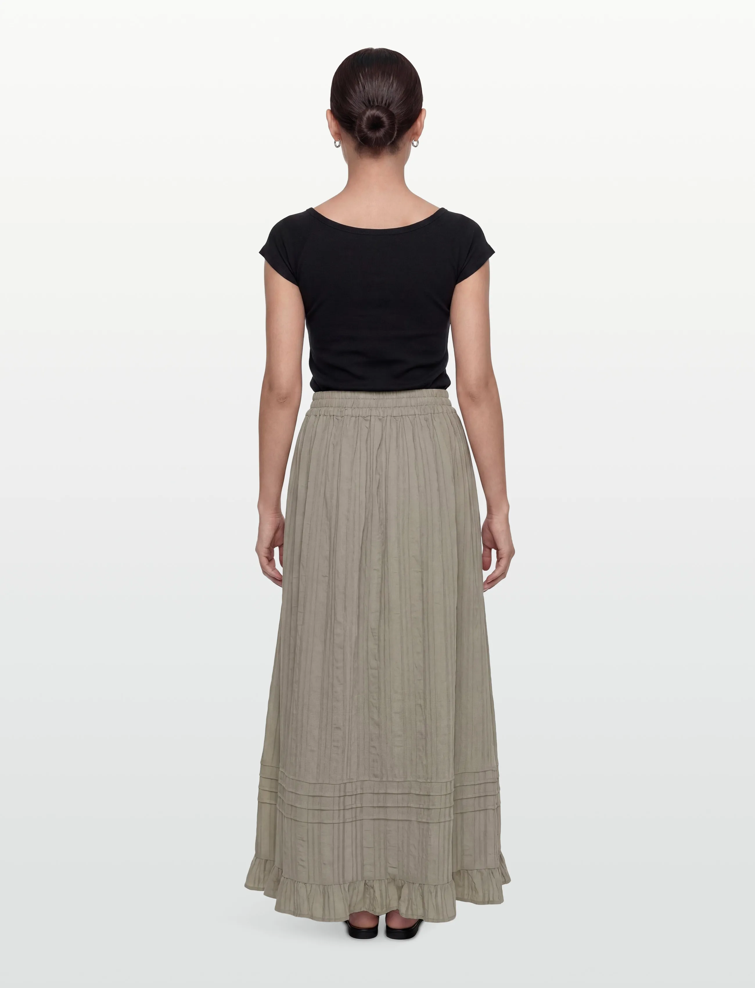 Rosemunde - RWMary MW Maxi Skirt - maxi röcke - dried sage - 4